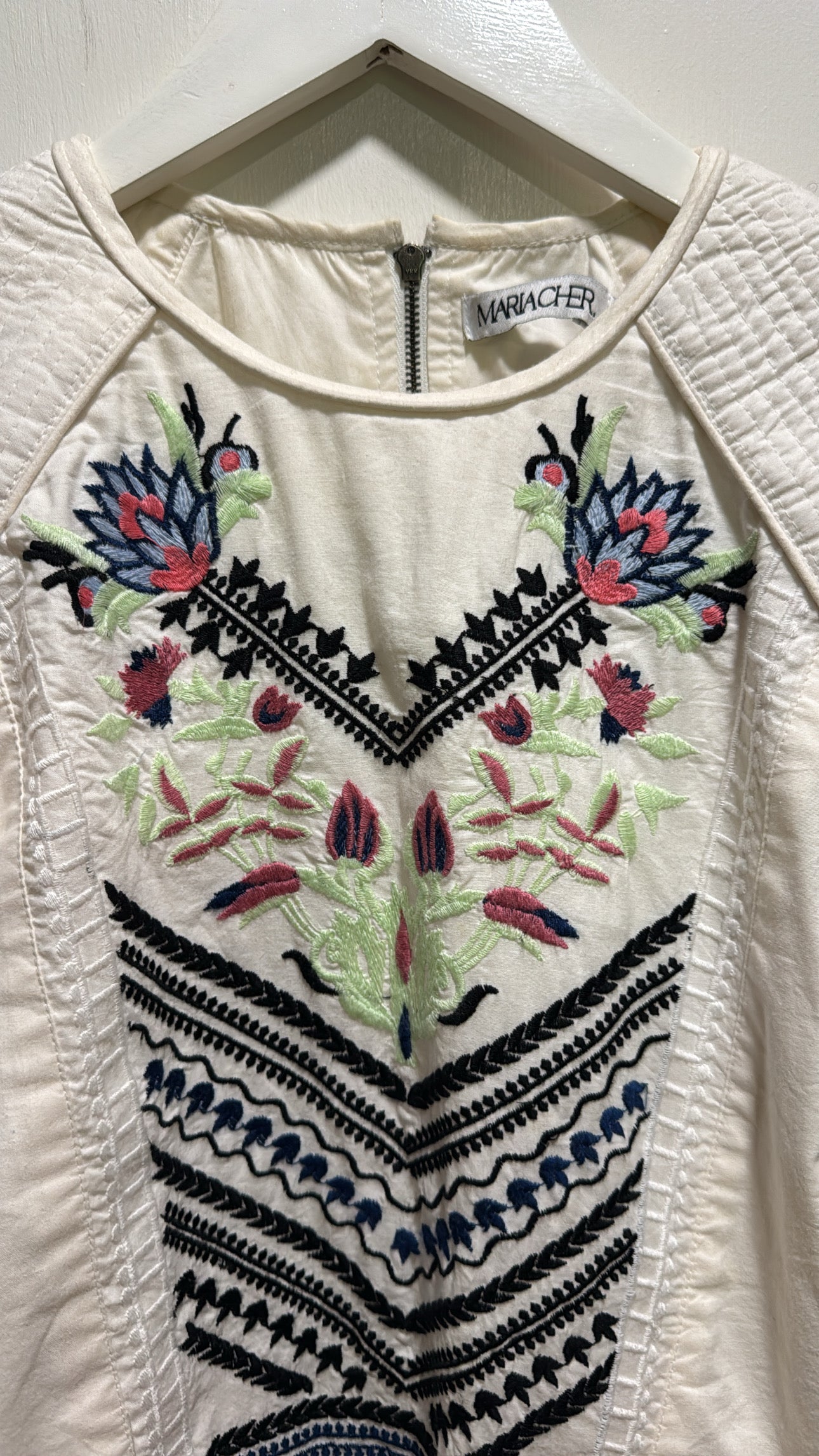 Maria Cher Embroidered Top