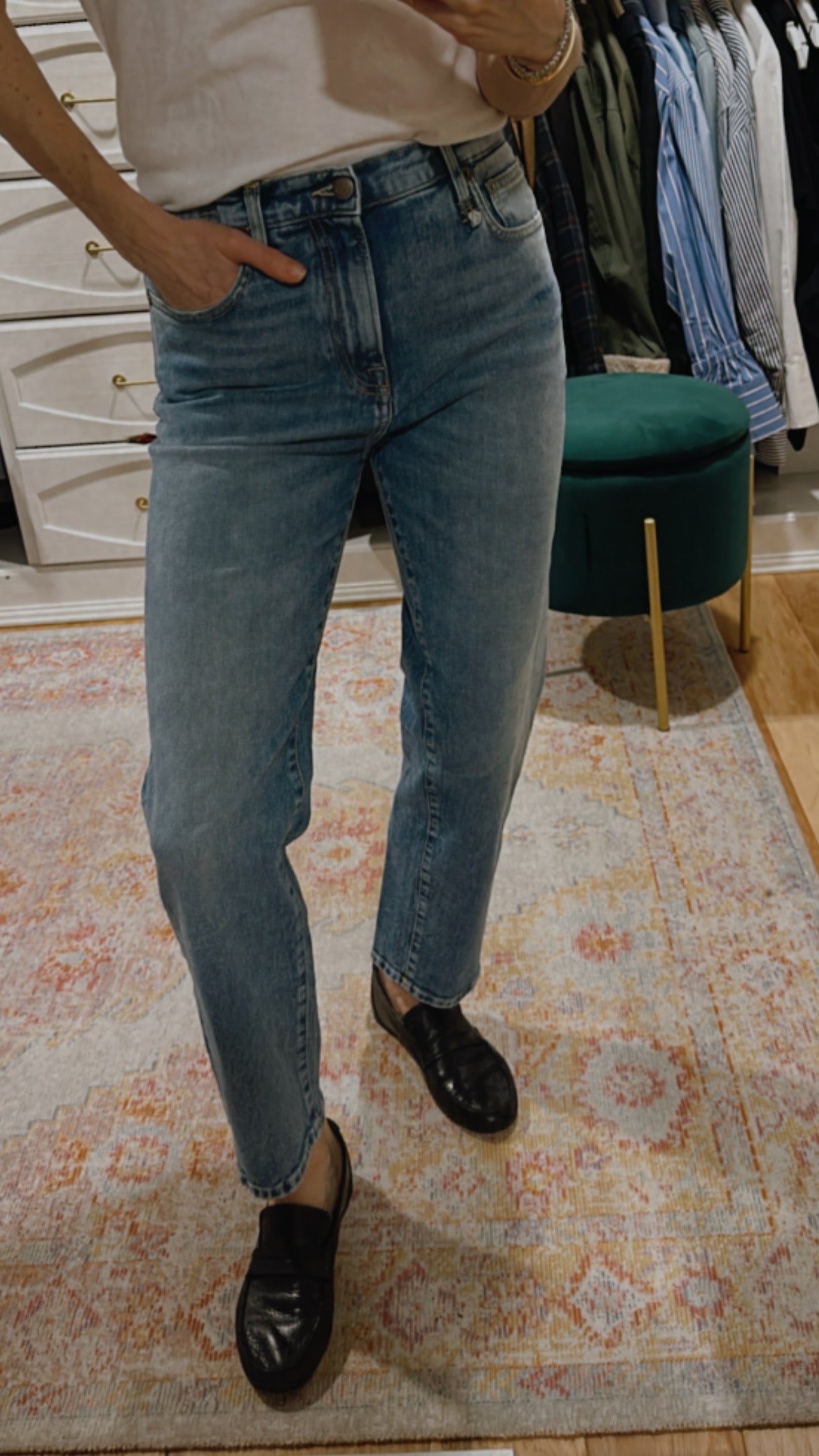 R13 'Shelley' Slim Denim