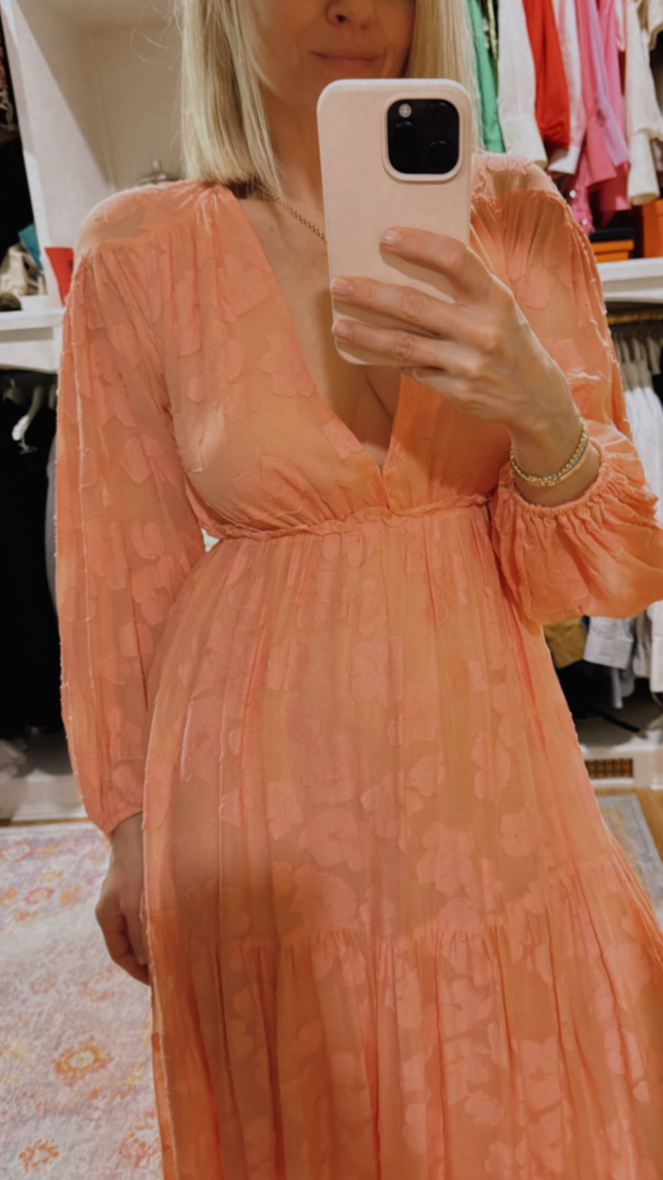 Ulla Johnson Rare Runway Margaux Fil Coupe Silk Maxi Dress