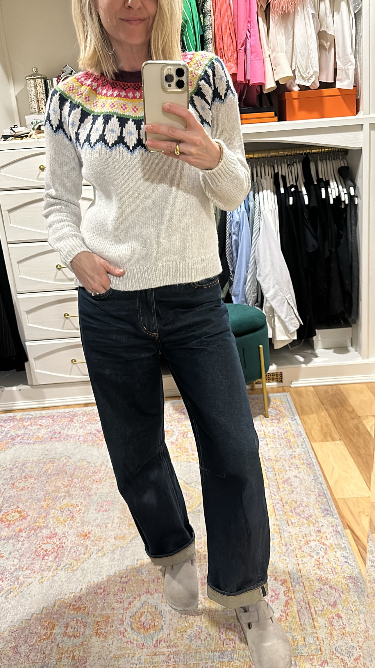 Marine Layer Fair Isle Sweater
