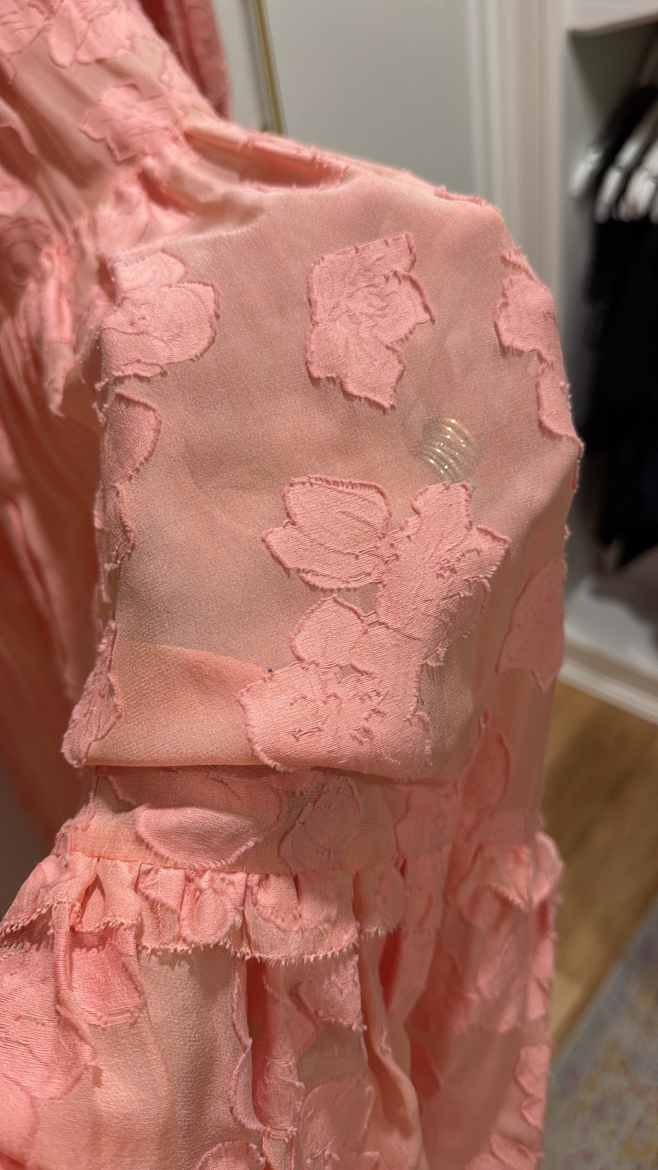 Ulla Johnson Rare Runway Margaux Fil Coupe Silk Maxi Dress
