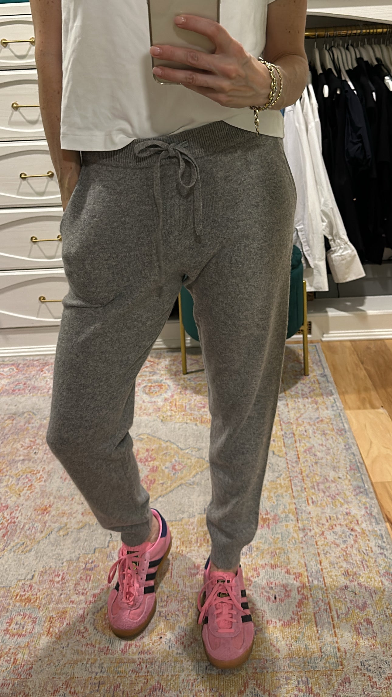 Cashmere sweatpants