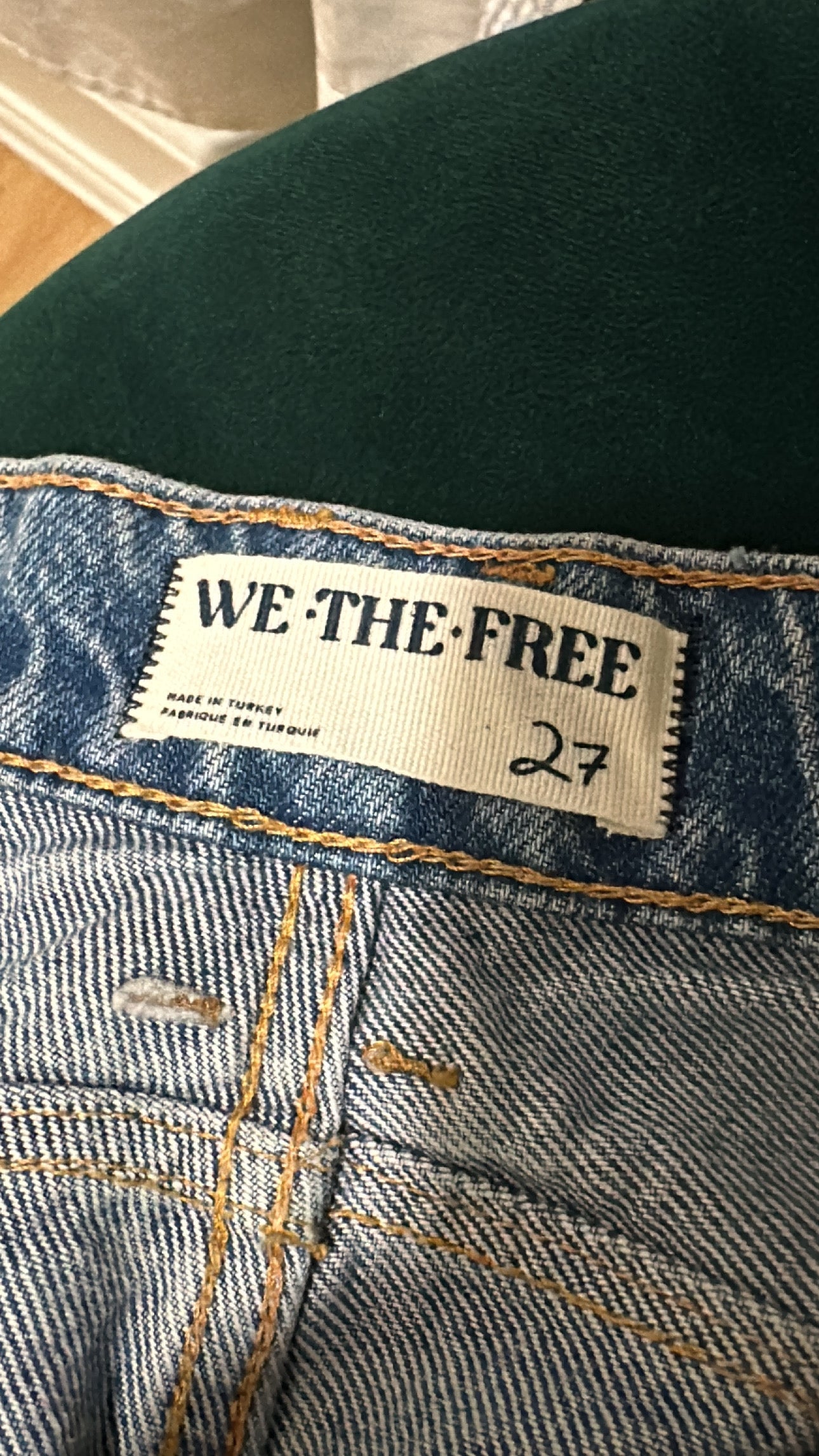 Free People We The Free Good Luck Mid-Rise Barrel Jeans