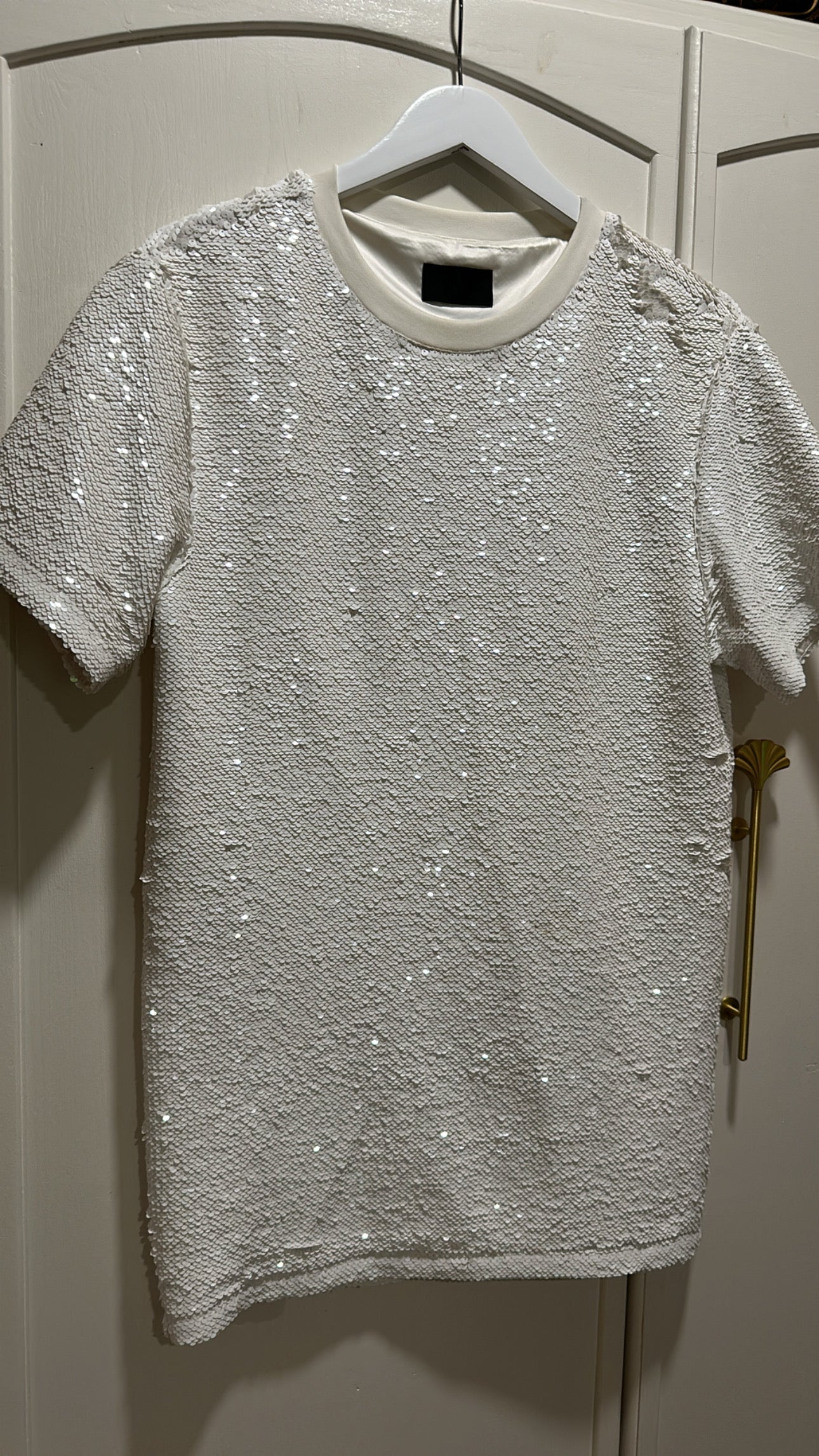 Sequins Tshirt dress