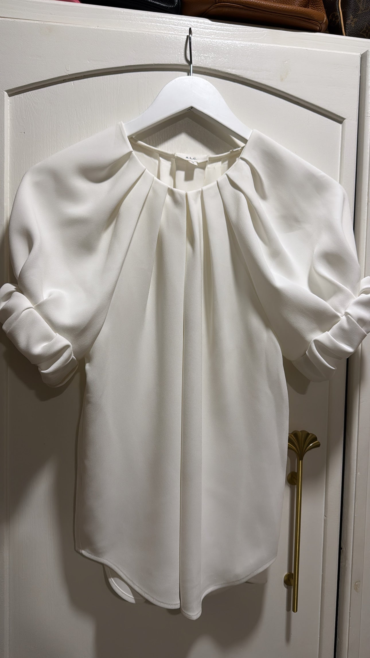 A.L.C. White Carey II Cady Top