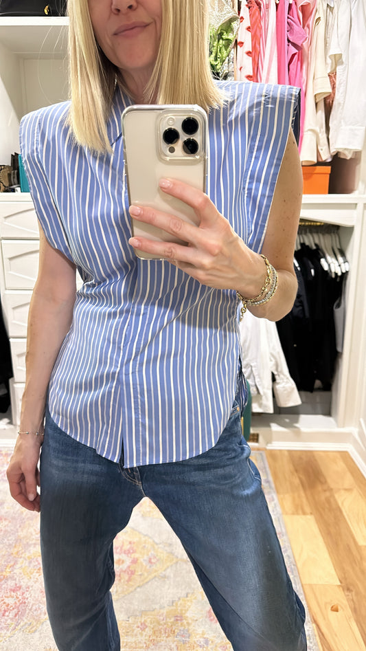 'Enza' Striped Shirt