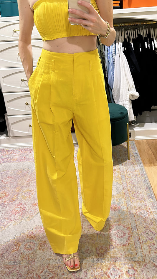 Pleated pant