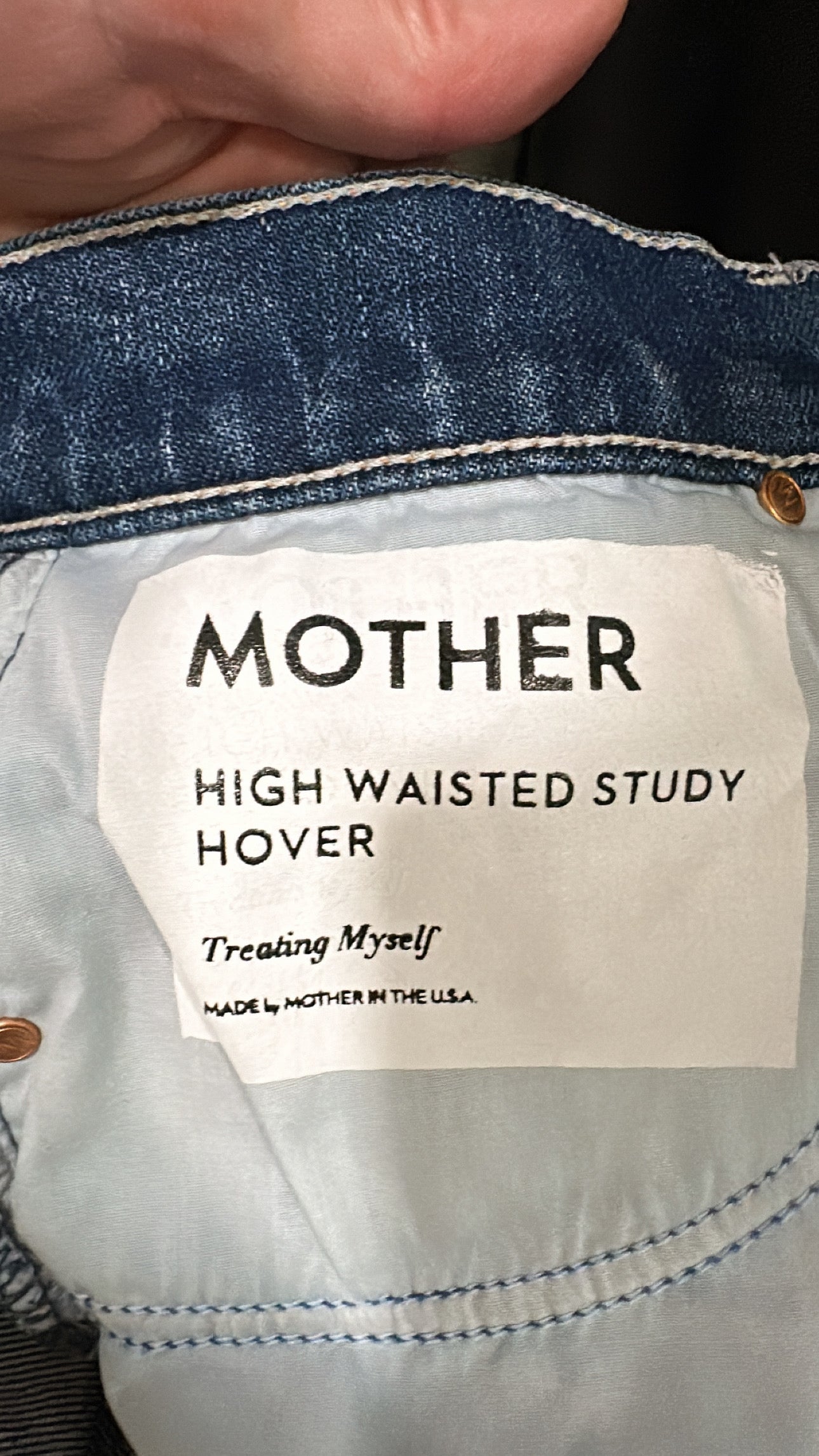 High waisted Study Hover denim