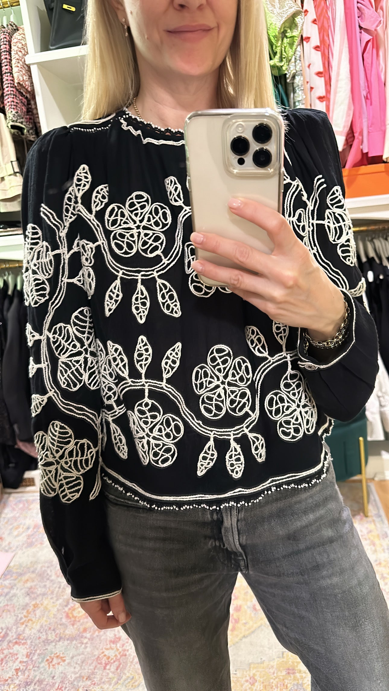 Embroidered blouse